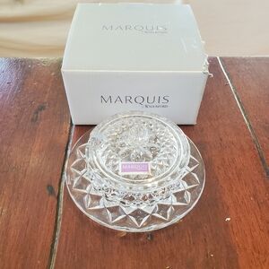 Vintage Marquis by Waterford crystal jam/ relish dish (spoon missing)